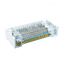 Блок распределительный на DIN рейку с выносной клеммой 4р 160А, 11х7мм 2х8мм  2х9мм 1х12мм  BD3160164  DKC