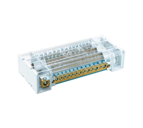 Блок распределительный на DIN рейку с выносной клеммой 4р 160А, 11х7мм 2х8мм  2х9мм 1х12мм  BD3160164  DKC