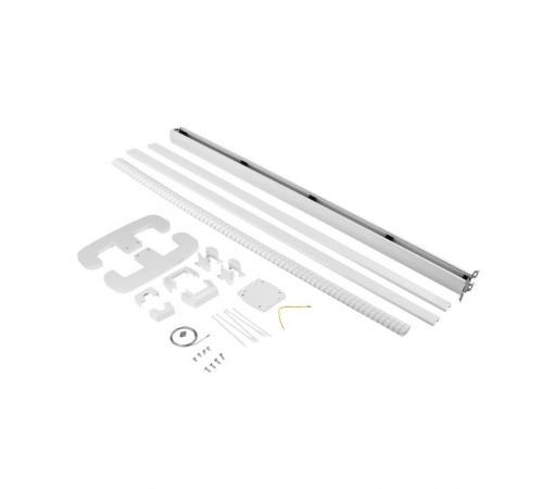 Snap-On мобильная колонна алюминиевая с крышкой из пластика 1 секция, высота 2 метра, цвет белый  653006  Legrand