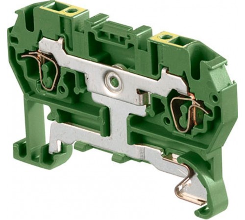 Клемма D1,5/4.P.2L пруж. 1.5мм.кв. земля  1SNA290379R2200  TE