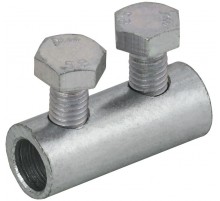 Заж. соед. прямой пр.-пр. 6-8мм оц. сталь  ZCC86-11-1-68  IEK