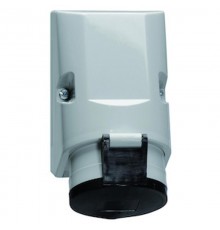 Розетка настеннаяTE 16A 4p 500V 7h IP44 126x83 черная I 11486-Bals I Bals