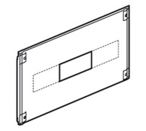 Металлическая лицевая панель - XL3 800 - 24 модуля - высота 300 мм - вертикальная установка DPX3 250  020805  Legrand