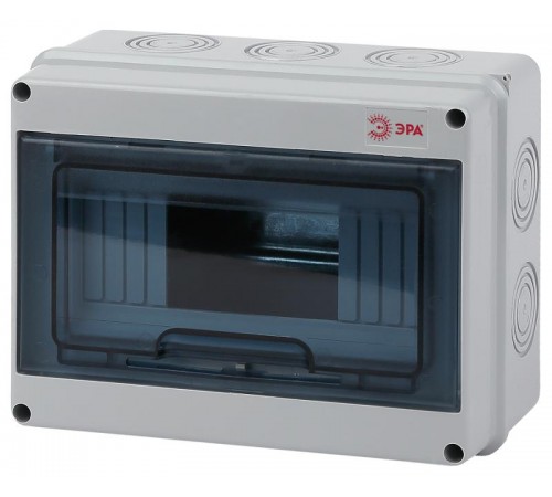 Бокс пластиковый навесной KMPN8   8 мод. IP65  Б0046405  ЭРА
