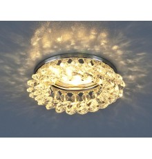 Светильник точечный встраиваемый 206 MR16 CH/CL хром/прозрачный  a030720  Elektrostandard