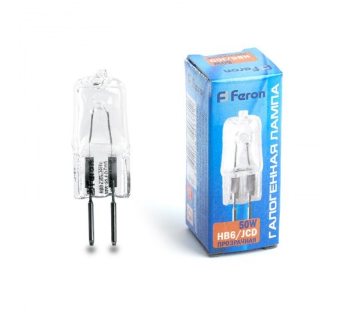 Лампа галогенная HB6 50W 230V JCD/G5.3  02103  FERON