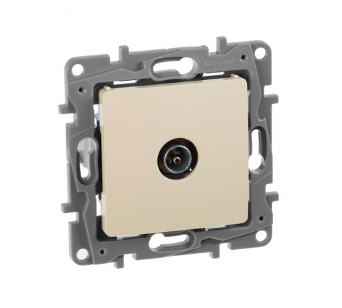 Etika Слоновая кость Розетка TV Звезда  672351  Legrand
