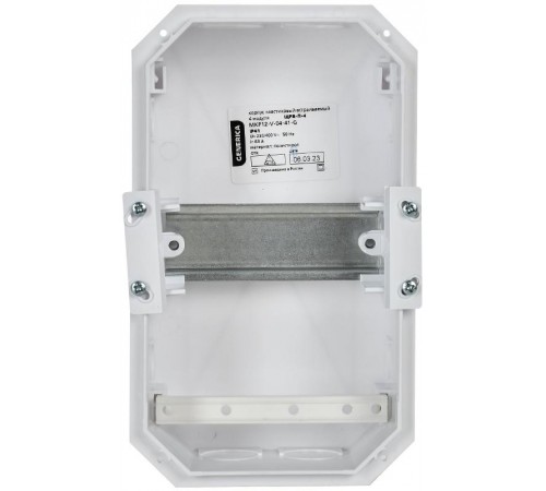 Бокс ЩРВ-П-4 модуля встраиваемый пластик IP41 (222х136х92мм)  MKP12-V-04-41-G  GENERICA