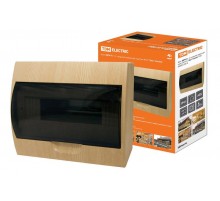 Бокс пластиковый навесной ЩРН-П-12 модулей  IP41 "Эко" (сосна)   SQ0901-0016  TDM