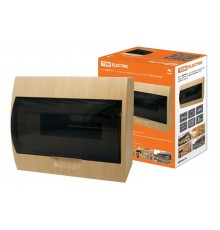 Бокс пластиковый навесной ЩРН-П-12 модулей  IP41 "Эко" (сосна)   SQ0901-0016  TDM