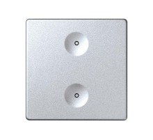Сенсорный 2-кл выключатель без маркировки, алюминий  8000621-093  Simon