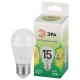Лампа светодиодная  GREEN LINE LED P45-15W-830-E27 GL E27 15 Вт шар теплый свет  Б0067038  ЭРА