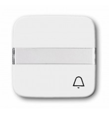 Клавиша для мех. 1-клавишного выкл./перекл./кнопки, с символом "ЗВОНОК", серия Reflex SI, цвет альпийский белый  1731-0-0538   2CKA001731A0538  ABB