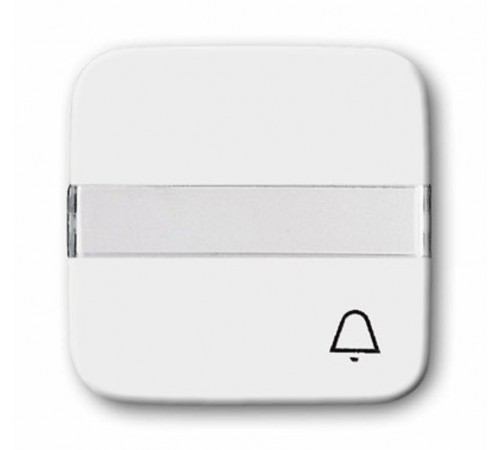 Клавиша для мех. 1-клавишного выкл./перекл./кнопки, с символом "ЗВОНОК", серия Reflex SI, цвет альпийский белый  1731-0-0538   2CKA001731A0538  ABB