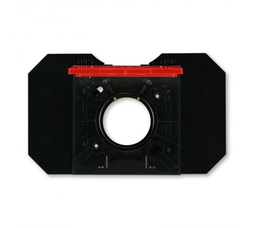 ABB Levit Красный / дымчатый чёрный Розетка для централизованных систем пылеудаления Оранжевый / дымчатый чёрный  5530H-C67107 65  2CHH506717C4065 