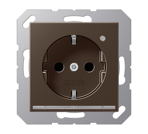 SCHUKO-розетка с LED подсветкой A1520-OMOLNW Jung