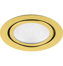 Светильник светодиодный мебельный встраиваемый LN7  3W 4000K золотистый  28864  Feron