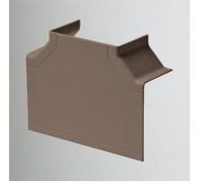 Тройник накладной 90 град. для РКК-80х60 и 80х40 (коричневый)  ТРН-80х60-К  Рувинил