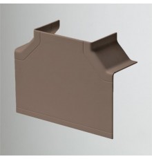 Тройник накладной 90 град. для РКК-100х60 и 100х40 (коричневый)  ТРН-100х60-К  Рувинил