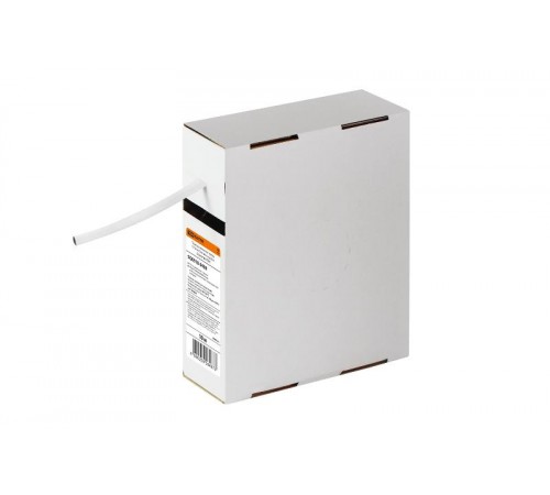 Термоусаживаемая трубка ТУТнг 6/3 белая в коробке (10 м/упак)   SQ0518-0408  TDM