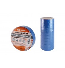 Изолента ПВХ профессиональная 0,18х19мм Синяя 20м  SQ0526-0065  TDM