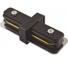 Коннектор для накладного шинопровода чёрный I-образный/ упаковка 2 шт / PTR CI-BL  .5033849  JAZZWAY