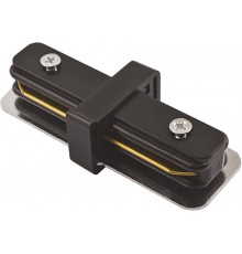 Коннектор для накладного шинопровода чёрный I-образный/ упаковка 2 шт / PTR CI-BL  .5033849  JAZZWAY