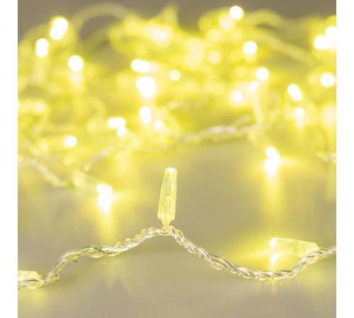 Светодиодная гирлянда ARD-STRING-CLASSIC-10000-CLEAR-100LED-STD Gold (230V, 7W) (Ardecoled, IP65)  025813  Arlight
