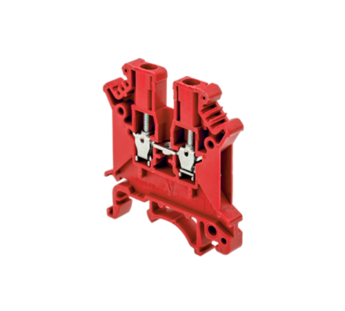 Клемма винтовая проходная, 2.5 мм2, красная MTU-2.5RD  54695  ОВЕН