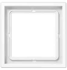 Рамка для вертикальной и горизонтальной установки, 1 пост; термопласт; белый; LS Zero  LSZ981BFWW  Jung