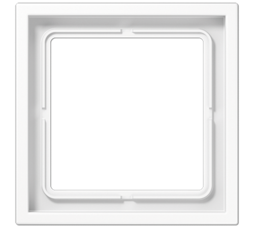 Рамка для вертикальной и горизонтальной установки, 1 пост; термопласт; белый; LS Zero  LSZ981BFWW  Jung