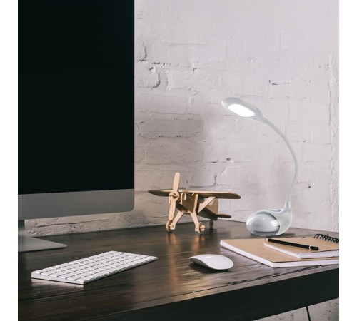 Светильник настольный 7W, 6000-6500K, 100-240V, белый, DE1730  41553  FERON