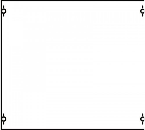 Панель с защитым пластроном и дин-рейкой  2B00A  ABB