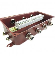 Коробка распределительная соединительная КС-20 IP65 УХЛ1,5 латунный ввод  zeta30346  ГОФРОМАТИК