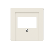 Крышка для ТАЕ и USB розеток, фиксация винтом; дюропласт; слоновая кость; A500  A569PLT  Jung