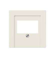 Крышка для ТАЕ и USB розеток, фиксация винтом; дюропласт; слоновая кость; A500  A569PLT  Jung