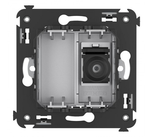 Розетка TV оконечная в стену, "Avanti", "Закаленная сталь"  4404503  DKC