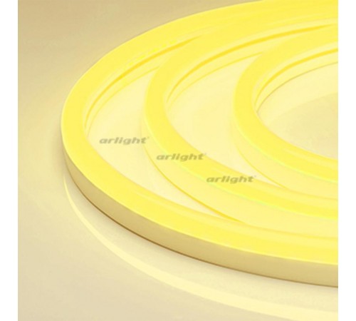 Лента светодиодная "гибкий неон" ARL-CF2835-U15M20-24V Yellow (26x15mm)  021528  Arlight
