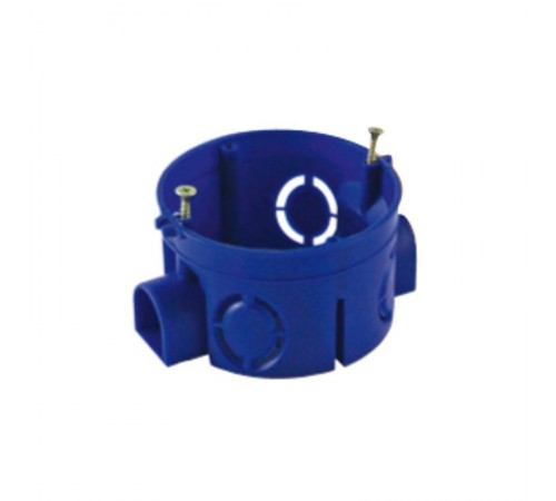 Коробка установочная D65x45мм для скрытого монтажа в полых стенах (с саморезами, с пластик.)  8810008  CHINT