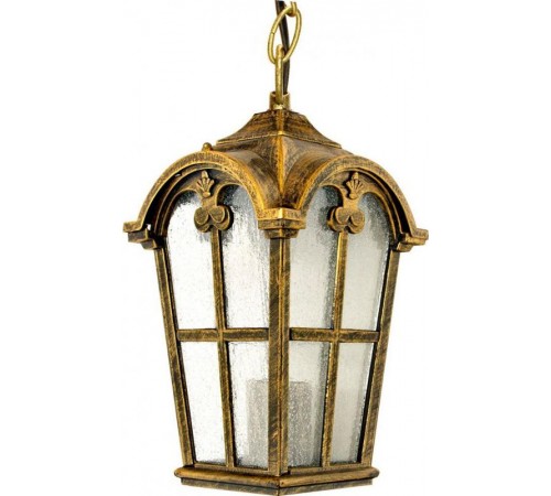 Светильник садово-парковый PL106 60W 230V E27 150*150*740мм черное золото, на цепочке  11298  FERON