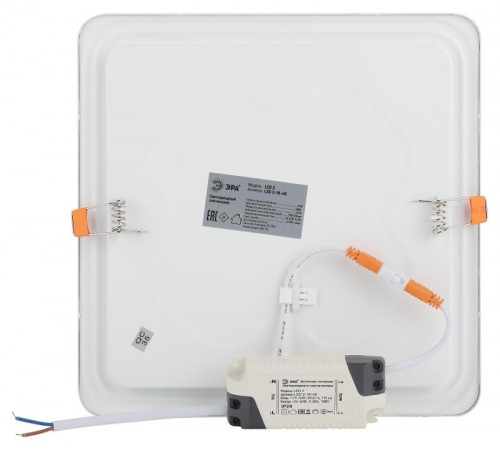 Светильник светодиодный встраиваемый downlight LED 2 18Вт 6500К белый квадрат  Б0019839  ЭРА