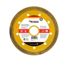 Диск алмазный отрезной ультратонкий 150x22.2x1.6x10 мм  KR-90-0142  Kranz