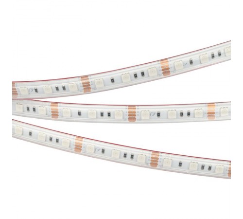 Лента светодиодная герметичная RTW-PS-B60-12mm 12V RGB (14.4 W/m, IP67, 5060, 5m) (arlight, -)  021402(2)  Arlight