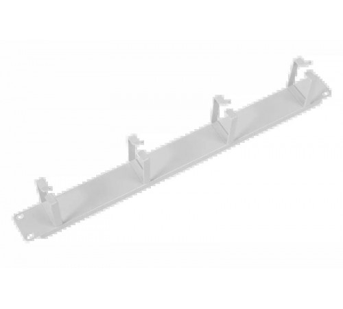 Органайзер кабельный горизонтальный с окнами 19" 1U, 4 кольца  ГКО-О-4.62  ЦМО