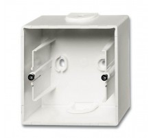 Коробка для открытого монтажа, 1 пост, серия future, цвет белый бархат  1799-0-0921   2CKA001799A0921  ABB