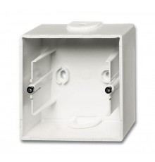 Коробка для открытого монтажа, 1 пост, серия future, цвет белый бархат  1799-0-0921   2CKA001799A0921  ABB