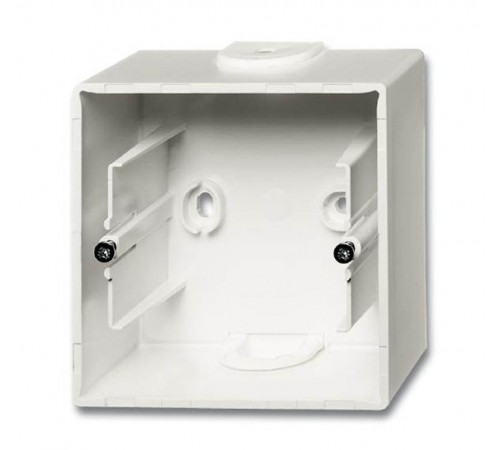 Коробка для открытого монтажа, 1 пост, серия future, цвет белый бархат  1799-0-0921   2CKA001799A0921  ABB