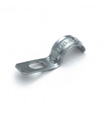 Скоба металлическая однолапковая усиленная противопожарная СМОУ d14-15 мм (100шт/2000шт уп/кор)  PR13.02399  Промрукав