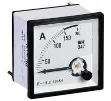 Амперметр Э47 150/5А кл. точн. 1,5 96х96мм  IPA20-6-0150-E  IEK