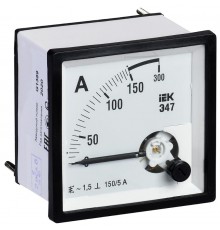 Амперметр Э47 150/5А кл. точн. 1,5 72х72мм  IPA10-6-0150-E  IEK
